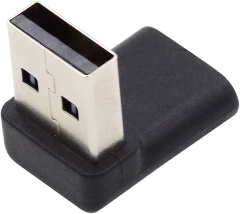 NFHK USB-C Type C Female 90 Degree Down Angled to USB 3.0 A Male Data Adapter for Laptop Desktop in Kuwait