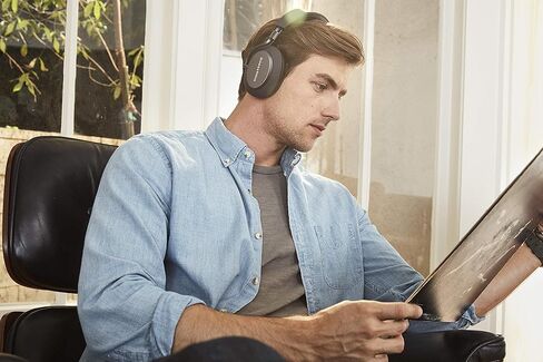 سماعات الرأس Bowers & Wilkins Px7 S2 فوق الأذن (موديل 2022) - إلغاء الضوضاء المتقدم الجديد كليًا، تعمل مع تطبيق موسيقى B&W Android/iOS، نحيفة وخفيفة الوزن، تشغيل لمدة 7 ساعات بشحن سريع لمدة 15 دقيقة، أزرق in Kuwait