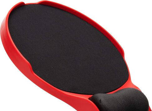 Mind Reader Portable Wrist Rest, Memory Foam Ergonomic Support for Arm, Integrated Mouse Pad, Clamps to Desk, Plastic, Black in Saudi Arabia