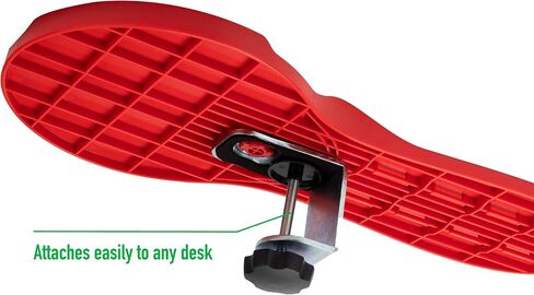 Mind Reader Portable Wrist Rest, Memory Foam Ergonomic Support for Arm, Integrated Mouse Pad, Clamps to Desk, Plastic, Black in Saudi Arabia