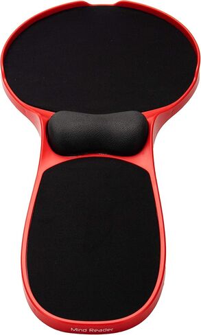 Mind Reader Portable Wrist Rest, Memory Foam Ergonomic Support for Arm, Integrated Mouse Pad, Clamps to Desk, Plastic, Black in Saudi Arabia