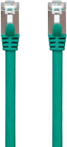 Monoprice Cat7 Ethernet Network Patch Cable - 10 feet - Green | 26AWG, Shielded, (S/FTP) - Entegrade Series in Saudi Arabia
