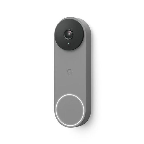 Google Nest Doorbell 720p - (سلكي، الجيل الثاني) - كاميرا فيديو أمنية - Ash in Kuwait