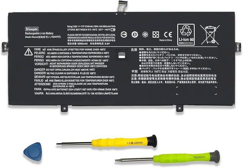 VANPIR L15M4P23 Laptop Battery,7.68V 78Wh 10160mAh Compatible with Lenovo Yoga 5 Pro Ideapad Yoga 910-13IKB Glass Yoga 910-13IKB Series L15M4P21 L15C4P22 L15C4P21 5B10L46105 5B10L22508 2ICP4/56/130-2 in Saudi Arabia