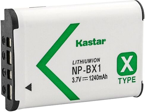 Kastar 3-Pack NP-BX1 Battery Replacement for Sony HDR-CX440, HDR-GW66, HDR-GWP88, HDR-MV1, HDR-PJ240, HDR-PJ240E, HDR-PJ270, HDR-PJ270E, HDR-PJ405, HDR-PJ410, HDR-PJ440, Vlog Camera ZV-1 Camera in Saudi Arabia