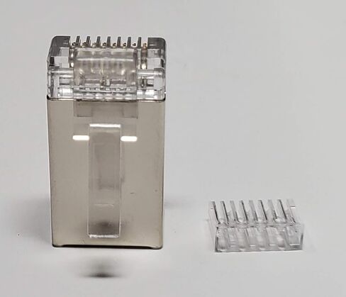 Micro Connectors Cat 6 Modular Shielded Plug Stranded Wire 50U, with Load Bar /50-Pack in Saudi Arabia
