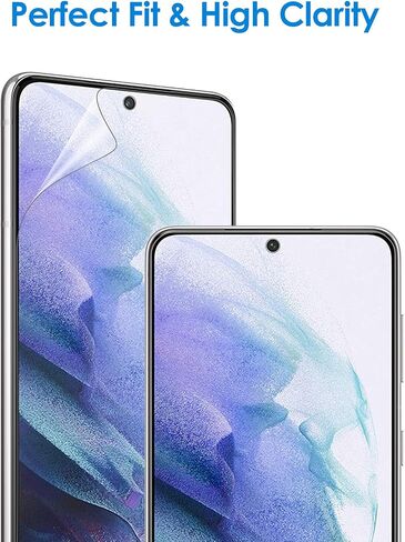 JETech Screen Protector Compatible with Samsung Galaxy S21 5G 6.2-Inch, HD Clarity, Flexible TPU Film Compatible with Fingerprint Sensor, 2-Pack in Saudi Arabia
