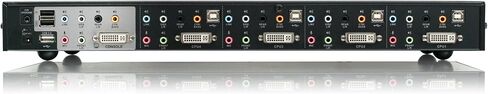 IOGEAR 4-Port Dual-Link DVI KVMP Pro Switch, w/Full Set of Cables,(GCS1204G) in Saudi Arabia