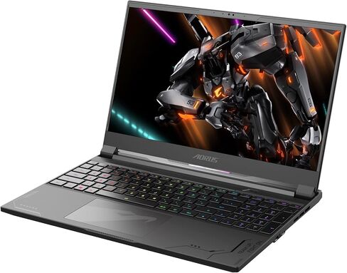 GIGABYTE AORUS 15: 15.6" 16:9 Thin Bezel QHD 2560x1440 165Hz, NVIDIA GeForce RTX 4060 Laptop GPU 8GB GDDR6, Intel Core i7-13700H, 16GB DDR5 RAM, 1TB SSD, Win11 Home (AORUS 15 BKF-73US754SH), Black in Kuwait