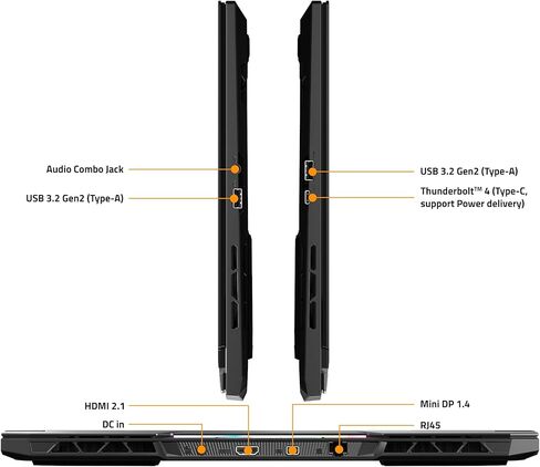 GIGABYTE AORUS 15: 15.6" 16:9 Thin Bezel QHD 2560x1440 165Hz, NVIDIA GeForce RTX 4060 Laptop GPU 8GB GDDR6, Intel Core i7-13700H, 16GB DDR5 RAM, 1TB SSD, Win11 Home (AORUS 15 BKF-73US754SH), Black in Kuwait