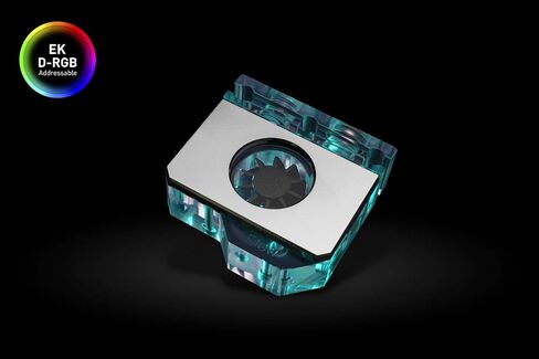 EKWB EK-Quantum Scalar GPU-مؤشر التدفق المثبت D-RGB من الأسفل إلى الأعلى - نيكل in Saudi Arabia