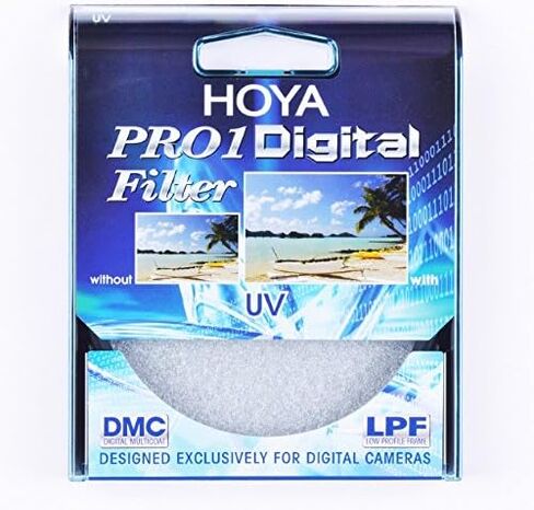 Hoya 37mm Ultraviolet (UV) Pro1 Digital Multi-Coated (DMC) Glass Filter, Black, YDUVP037 in Saudi Arabia
