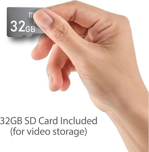 OSI Smart Security Bullet Camera Outdoor 1080P HD,WiFi Cameras, Home Security Cameras, AI Human Detection, Two-Way Audio, Night Vision,Compatible with Alexa, Google,32GB SD Card Included/Cloud StoragE in Kuwait