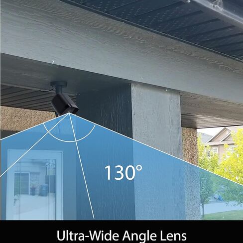 OSI Smart Security Bullet Camera Outdoor 1080P HD,WiFi Cameras, Home Security Cameras, AI Human Detection, Two-Way Audio, Night Vision,Compatible with Alexa, Google,32GB SD Card Included/Cloud StoragE in Kuwait