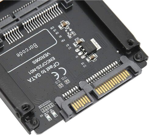 بطاقة محول القرص الصلب Eboxer CFAST إلى SATA 3.0، قارئ بطاقات CFAST 2.0 إلى SATA 3.0 بسرعة تصل إلى 450 ميجابايت/ثانية، بطاقة رفع القرص الصلب CFast لسطح المكتب للكمبيوتر المحمول in Saudi Arabia