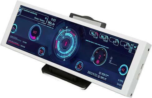 شاشة صغيرة 7.9 انش IPS USB لوحدة المعالجة المركزية AIDA64 ووحدة معالجة الرسومات الجرافيكية وSSD وشاشة بيانات الكمبيوتر وشاشة استشعار درجة الحرارة لجهاز الكمبيوتر ايه ار جي بي in Kuwait
