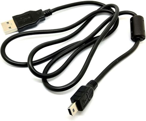 كابل USB بديل UC-E4 UC-E15 UC-E19 سلك شحن مزامنة بيانات الكاميرا 5Pin متوافق مع J1 J2 J3 V2 D600 D610 D7000 D3S D300S D3000 D3X D60 D3 D40 D80 D2Xs والمزيد (3.3 قدم) in Kuwait