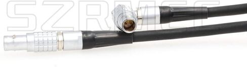 SZRMCC 0B 2 Pin Male to 0B 2 Pin Male Power Cable for ARRI Alexa Camera 2 pin 12V to Teradek Bond Bolt Cube (Straight Cable) in Kuwait