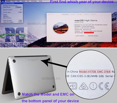 بطاقة محول Sintech M.2 NGFF SSD 18Pin للترقية 2010-2011 سنة MacBook Air (تناسب فقط M.2 SATA 2280 SSD) in Saudi Arabia