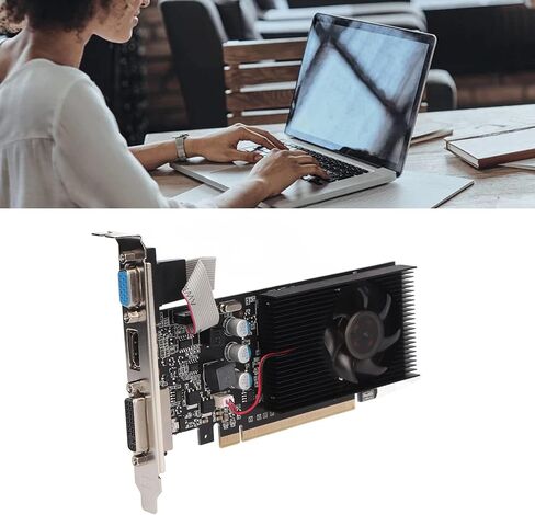 بطاقة رسومات Estink 2GB DDR3، GT610 2GB DDR3 بطاقة رسومات الكمبيوتر 64bit 810MHZ تردد الذاكرة 1000MHZ التردد الأساسي 2560x1600 دقة بطاقة رسومات الكمبيوتر (GT610 2GD3 64BI) in Kuwait