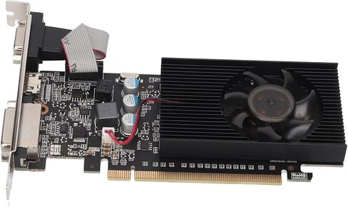 بطاقة رسومات Estink 2GB DDR3، GT610 2GB DDR3 بطاقة رسومات الكمبيوتر 64bit 810MHZ تردد الذاكرة 1000MHZ التردد الأساسي 2560x1600 دقة بطاقة رسومات الكمبيوتر (GT610 2GD3 64BI) in Kuwait