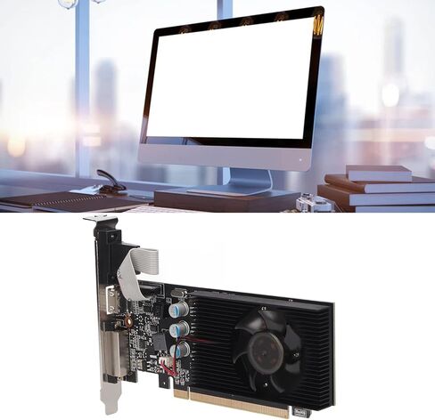 بطاقة رسومات Estink 2GB DDR3، GT610 2GB DDR3 بطاقة رسومات الكمبيوتر 64bit 810MHZ تردد الذاكرة 1000MHZ التردد الأساسي 2560x1600 دقة بطاقة رسومات الكمبيوتر (GT610 2GD3 64BI) in Kuwait