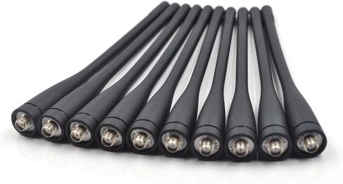 (10-Pack) UHF 400-470MHz هوائي سوطي لـ Kenwood KRA-27 TK360 TK370 TK372 TK380 TK390 TK-3173 TK-3302 TK-3310 TK-3312 TK-3207G TK-3140 TK-3160 راديو ثنائي الاتجاه in Saudi Arabia