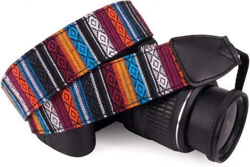 حزام كتف بنمط وولففين للرجال والنساء متوافق مع جميع DSLR/SLR/Nikon/Canon/Sony إلخ 08 in Kuwait