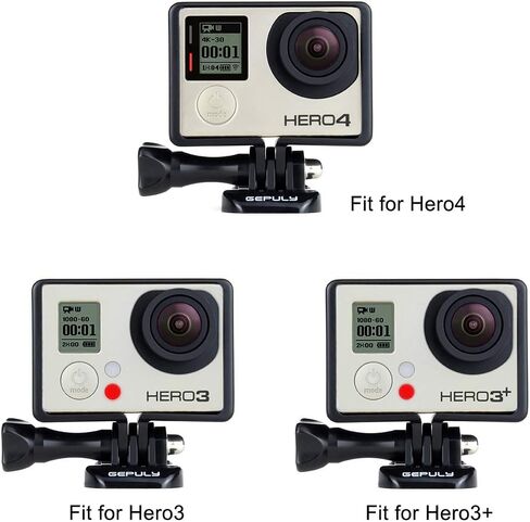 GEPULY BacPac Frame Mount Housing Case for GoPro Hero 4 3 3 Action Cameras in Kuwait