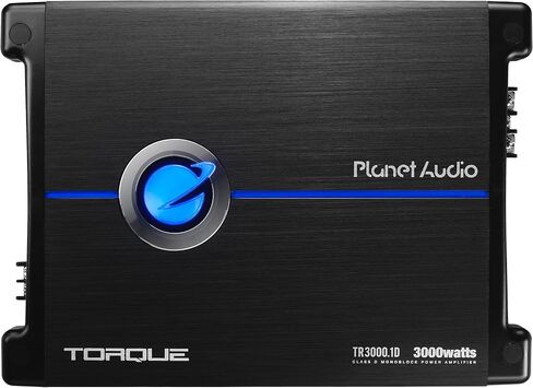Planet Audio TR3000.1D Class D Monoblock Car Amplifier - 3000 High Output, 1 Ohm, Low Level Inputs, Low Pass Crossover, Hook Up to Subwoofer for Bass in Kuwait