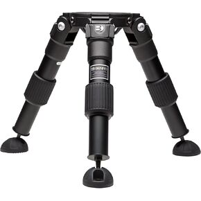 Benro Aluminum Video Hi-Hat Tripod, 1 Section Twist Lock Legs, 100mm Bowl, 11" Maximum Height, 220 lb. Load Capacity- Black (HH100AV) in Saudi Arabia