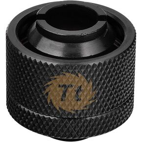 Thermaltake Pacific DIY LCS 1/2 "ID x 3/4" OD ضغط مناسب تبريد أسود CL-W030-CA00BL-A in Saudi Arabia