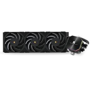 Thermalright Frozen Edge 360 White CPU Water Cooler with PWM Fans, Pump Speed is 3300RPM,S-FDB Bearing, for AMD AM4/AM5,Intel LGA1150/1155/1200/1700/2011(FE360 White)