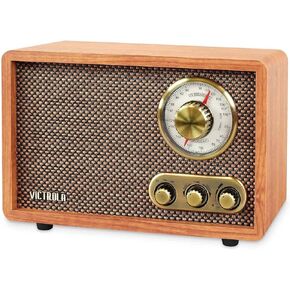 Victrola Willow - Retro Wood Bluetooth Radio, AM/FM - Espresso in Saudi Arabia