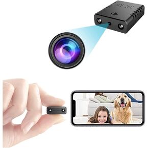Spy Camera Mini Hidden WiFi Camera HD 1080P with Night Vision and Motion Detection, Nanny Cam,Baby Monitor with Upgraded, AI Human Motion Detection,Cloud Storage for Security with iOS Android APP in Kuwait