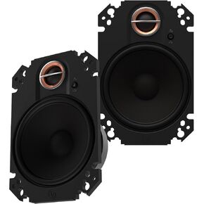 Infinity KAPPA 463XF 4 بوصة × 6 بوصة لوحة صوت للسيارة ثنائية الاتجاه متعددة العناصر / بدون شواية، أسود in Kuwait