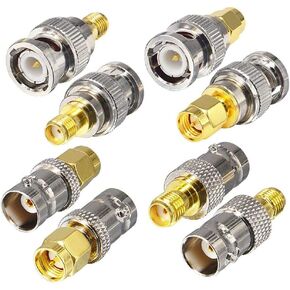onelinkmore SMA to BNC Adapter Kits for SDR, Handheld Radios, Scanner, Walkie Talkie, Coaxial Adapter, 4 Pieces in Kuwait