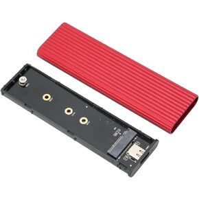 حاوية SSD، حاوية M.2 SATA B+M/B مفتاح SSD USB 3.1 نوع C 5 جيجابت في الثانية محول حاوية الحالة الصلبة الخارجية لـ 2280/2260/2242/2230 M.2 NGFF SSD، حاوية محرك الأقراص الصلبة NVME لنظام Win XP/7/ 8 in Kuwait