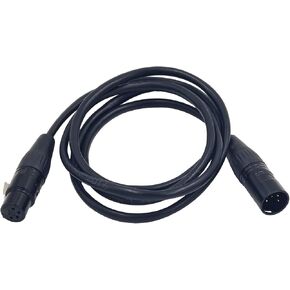 LSYRIA XLR 4-pin ذكر إلى أنثى 4Pin XLR تمديد كابل الطاقة لكاميرا DSLR Practilite 602، شاشة، 63 بوصة in Kuwait