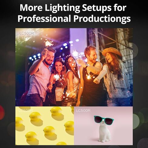 غودوكس عصا اضاءة LED RGB LC500R بالوان كاملة 2500 كلفن - 8500 كلفن، 14 تاثير اضاءة، مع جهاز تحكم عن بعد + شنطة حمل in Kuwait