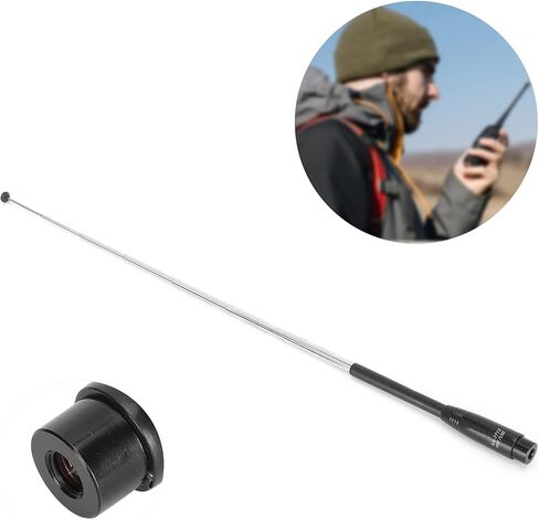 Na771r Dual Band Telescopic Antenna, SMA Male, Retractable Handheld Antenna, Dual Band VHF UHF Radio Telescopic Antenna for tyt thuvf9 thuv8000d md380 in Saudi Arabia