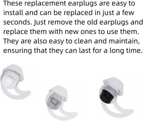 SNHTLS سيليكون استبدال الأذن نصائح براعم الأذن نصائح Eargels متوافق مع Bose Qc20 Qc30 IE2 SoundSport IE3 SIE2i سماعات الأذن نصائح استبدال سماعات الأذن لسماعات الأذن 3 أزواج مقاس S in Kuwait