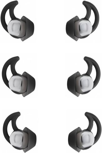 SNHTLS Silicone Replacement Ear Tips Ear Buds Tips Eargels Compatible with Bose Qc20 Qc30 IE2 SoundSport IE3 SIE2i Earbuds Replacement Tips Eartips for Earbuds 3 Pairs S Size in Kuwait