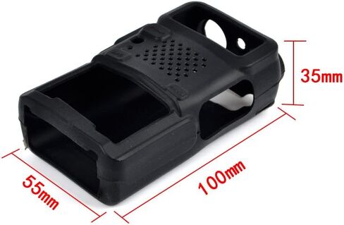 BAOFENG Walkie Talkie Protective Cover Rubber Soft Case (Black) UV-5R UV-5RA UV-5RB UV-5RC UV-5RE in Saudi Arabia