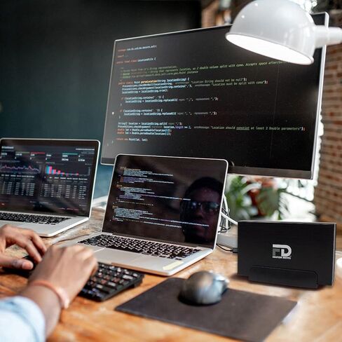 فانتوم درايفز قرص صلب خارجي سعة 2 تيرابايت - USB 3.0/3.1 الجيل الاول من الالومنيوم - ماك وويندوز وبلاي ستيشن 4 واكس بوكس (GF3B2000U)، اسود in Kuwait