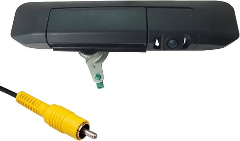 Master Tailgaters Black Tailgate Handle with Backup Camera Replacement for Toyota Tacoma (2005-2015) | IP68 Waterproof | Parking Grid Lines Available | Easy to Install in Saudi Arabia