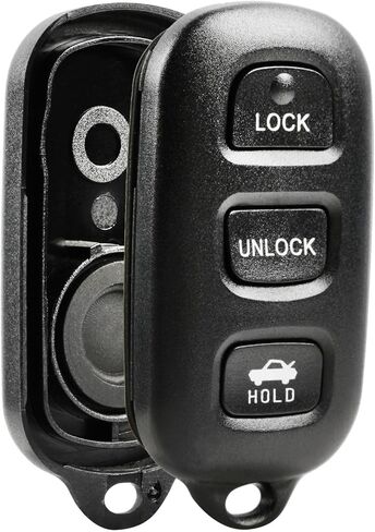 حافظة ووسادة عن بعد للدخول بدون مفتاح من Key Fob تناسب Toyota 1999-2001 Camry / 2003-2008 Corolla / 1998-2003 Sienna / 1999-2003 Solara، مجموعة من 2 in Saudi Arabia