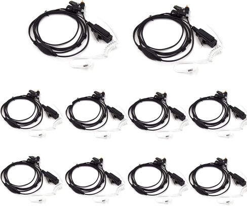 (10 قطع) سماعة أذن CLP1010 أنبوب صوتي سري مع ميكروفون PTT لموتورولا CLP1040 CLP1060 راديو ثنائي الاتجاه، استبدال HKLN4455 HKLN4487 HKLN4603 in Kuwait