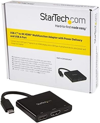 StarTech USB-C VGA Multiport Adapter with USB 3.0 Type-A and Power Delivery in Kuwait