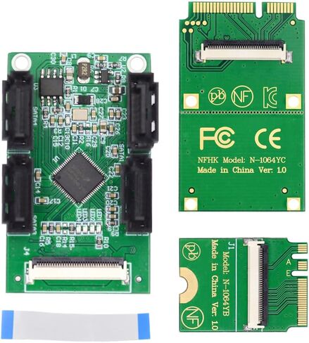 Chenyang Card NGFF A+E Key PCI Express Card Riser Vertical Expansion Adapter in Kuwait